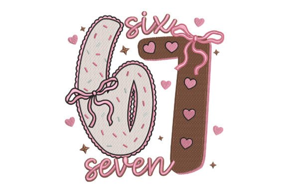 Cute Valentine 67 Donut Bow